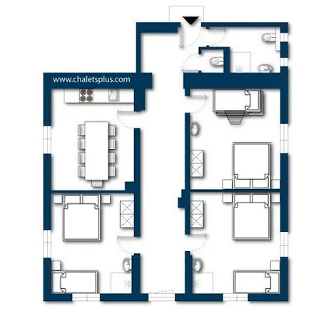 Дом отдыха Haus Eckhausl 3 Gems